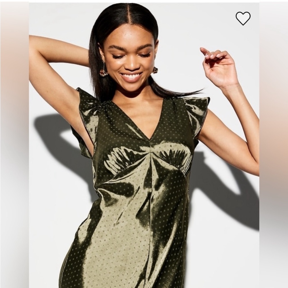 Old Navy Olive Midi Dress